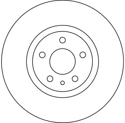 Bremsscheibe Vorderachse TRW DF4025 Bild Bremsscheibe Vorderachse TRW DF4025