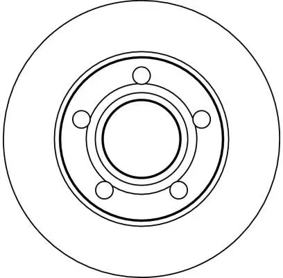 Bremsscheibe Hinterachse TRW DF4026 Bild Bremsscheibe Hinterachse TRW DF4026
