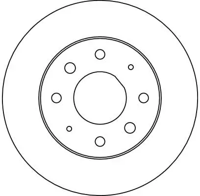 Bremsscheibe Vorderachse TRW DF4032 Bild Bremsscheibe Vorderachse TRW DF4032