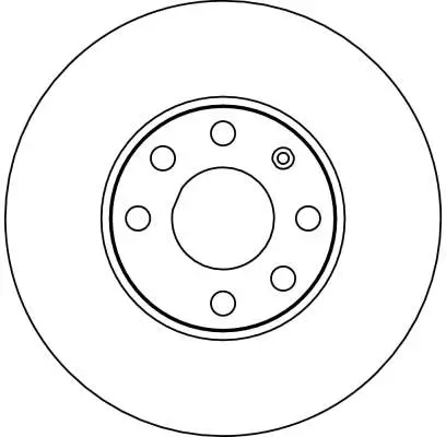 Bremsscheibe Vorderachse TRW DF4042 Bild Bremsscheibe Vorderachse TRW DF4042