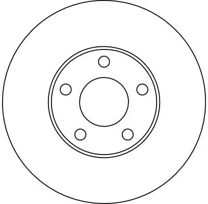 Bremsscheibe Vorderachse TRW DF4045 Bild Bremsscheibe Vorderachse TRW DF4045