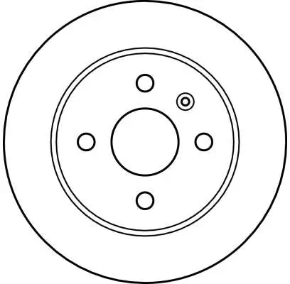 Bremsscheibe Hinterachse TRW DF4050 Bild Bremsscheibe Hinterachse TRW DF4050