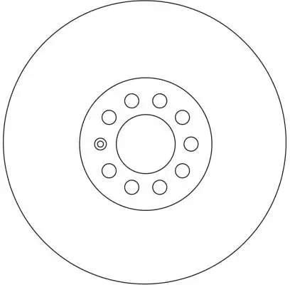 Bremsscheibe Vorderachse TRW DF4064 Bild Bremsscheibe Vorderachse TRW DF4064