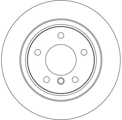 Bremsscheibe Hinterachse TRW DF4069 Bild Bremsscheibe Hinterachse TRW DF4069