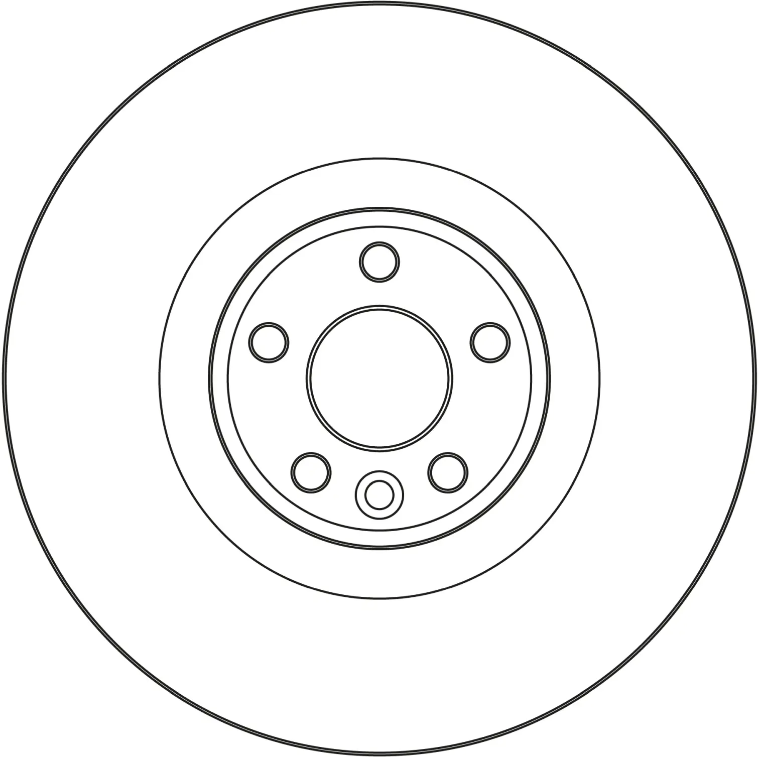 Bremsscheibe Vorderachse TRW DF4073S
