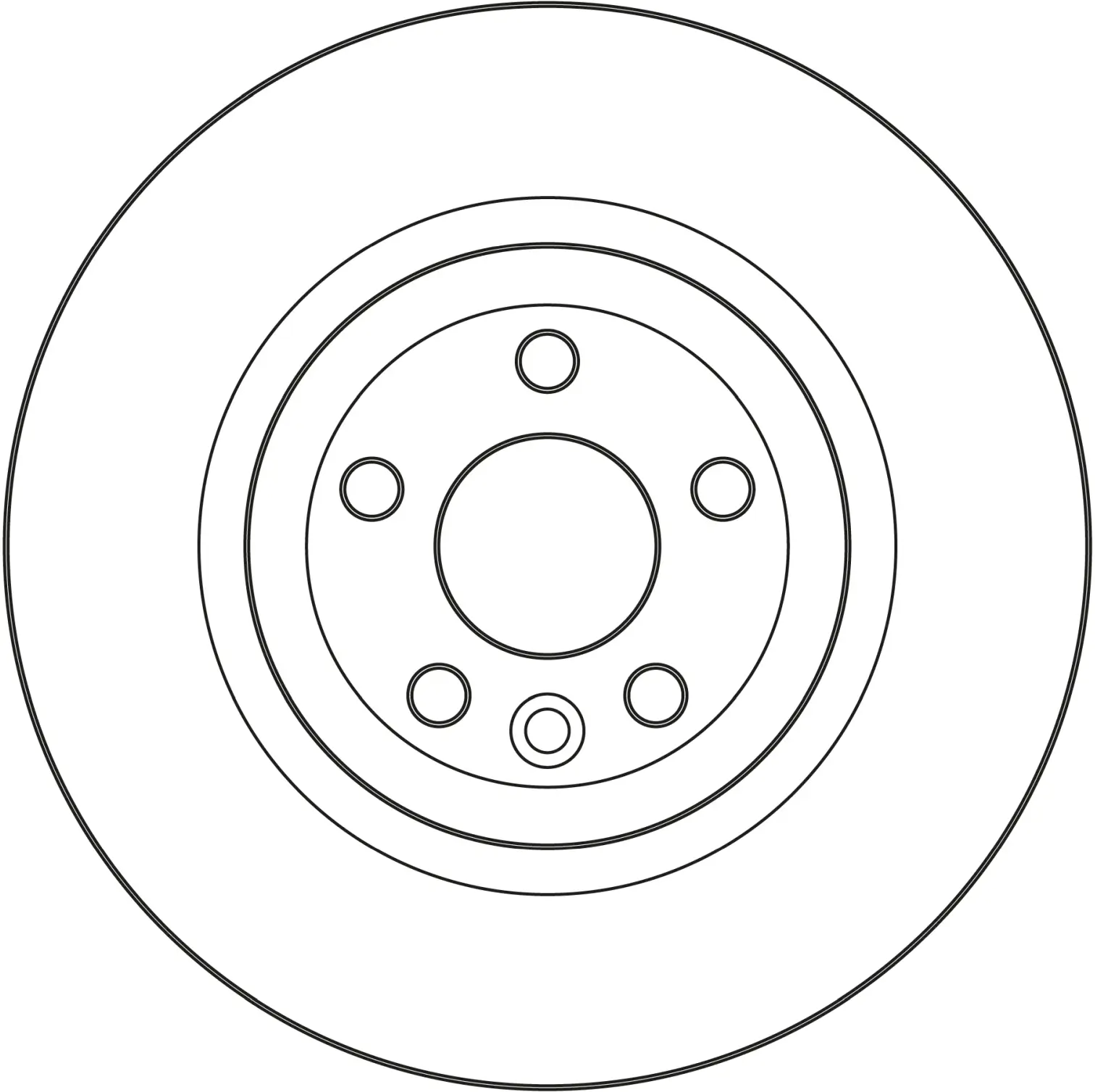 Bremsscheibe Hinterachse TRW DF4078