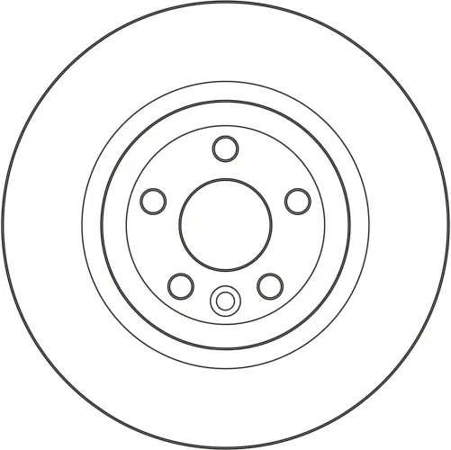 Bremsscheibe Hinterachse TRW DF4078 Bild Bremsscheibe Hinterachse TRW DF4078