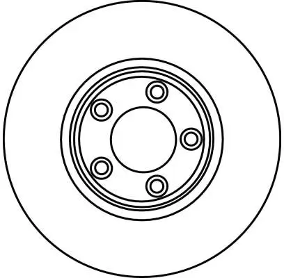 Bremsscheibe Hinterachse TRW DF4106 Bild Bremsscheibe Hinterachse TRW DF4106