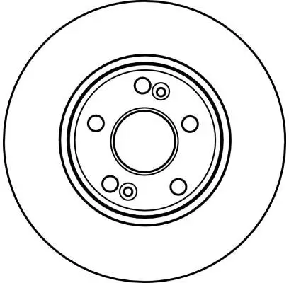 Bremsscheibe Vorderachse TRW DF4109 Bild Bremsscheibe Vorderachse TRW DF4109
