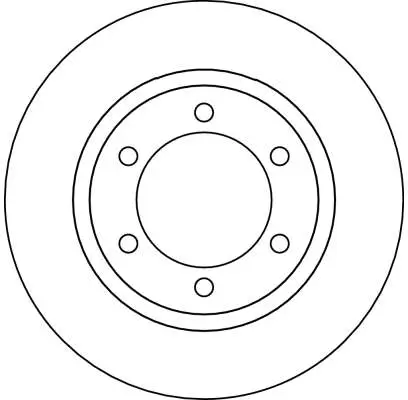 Bremsscheibe Vorderachse TRW DF4115 Bild Bremsscheibe Vorderachse TRW DF4115