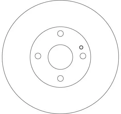 Bremsscheibe Vorderachse TRW DF4119 Bild Bremsscheibe Vorderachse TRW DF4119