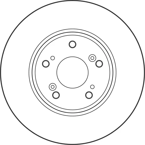 Bremsscheibe Vorderachse TRW DF4129S Bild Bremsscheibe Vorderachse TRW DF4129S