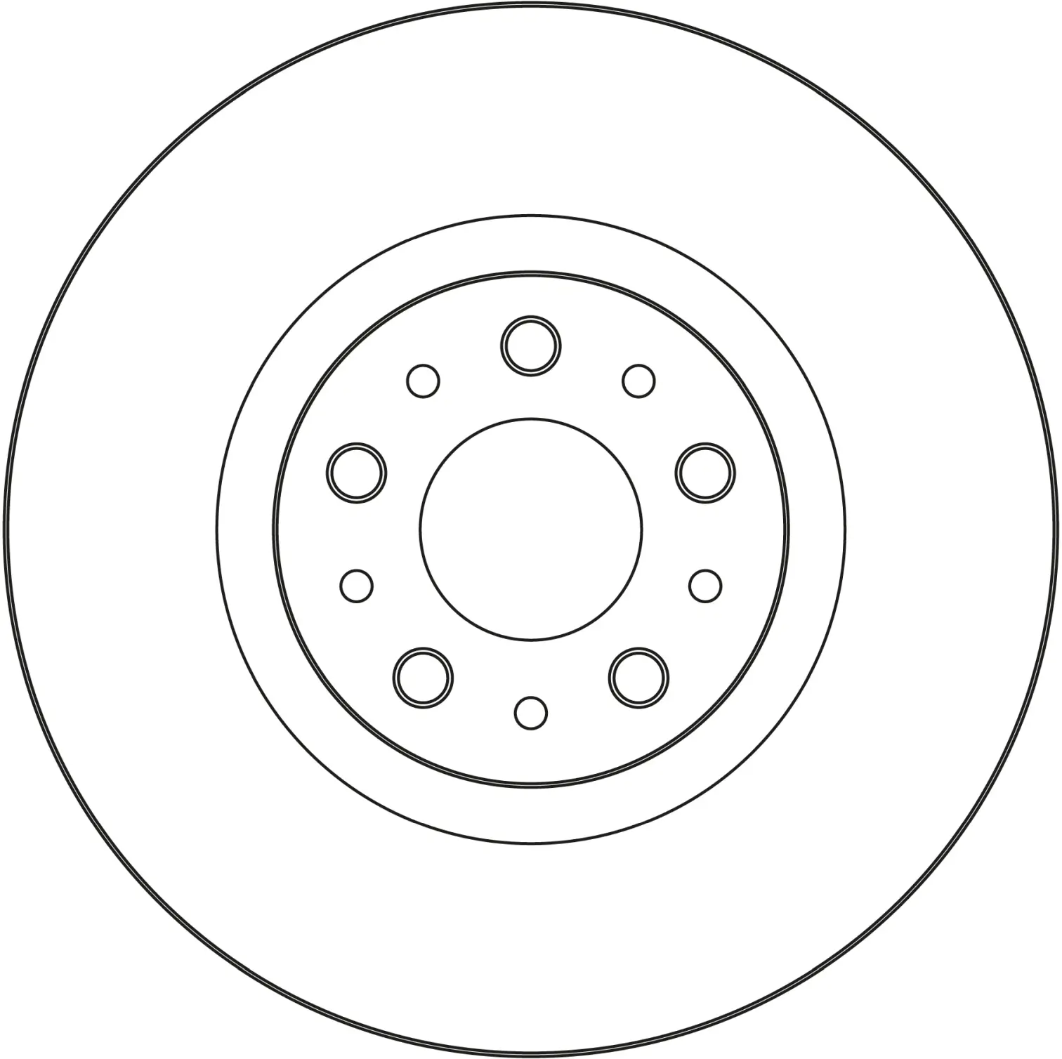 Bremsscheibe Vorderachse TRW DF4138
