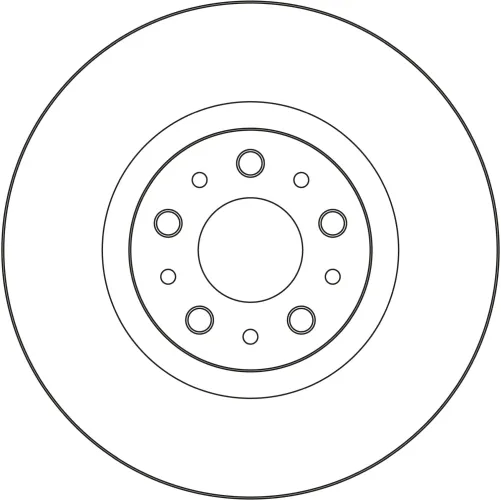 Bremsscheibe Vorderachse TRW DF4138 Bild Bremsscheibe Vorderachse TRW DF4138
