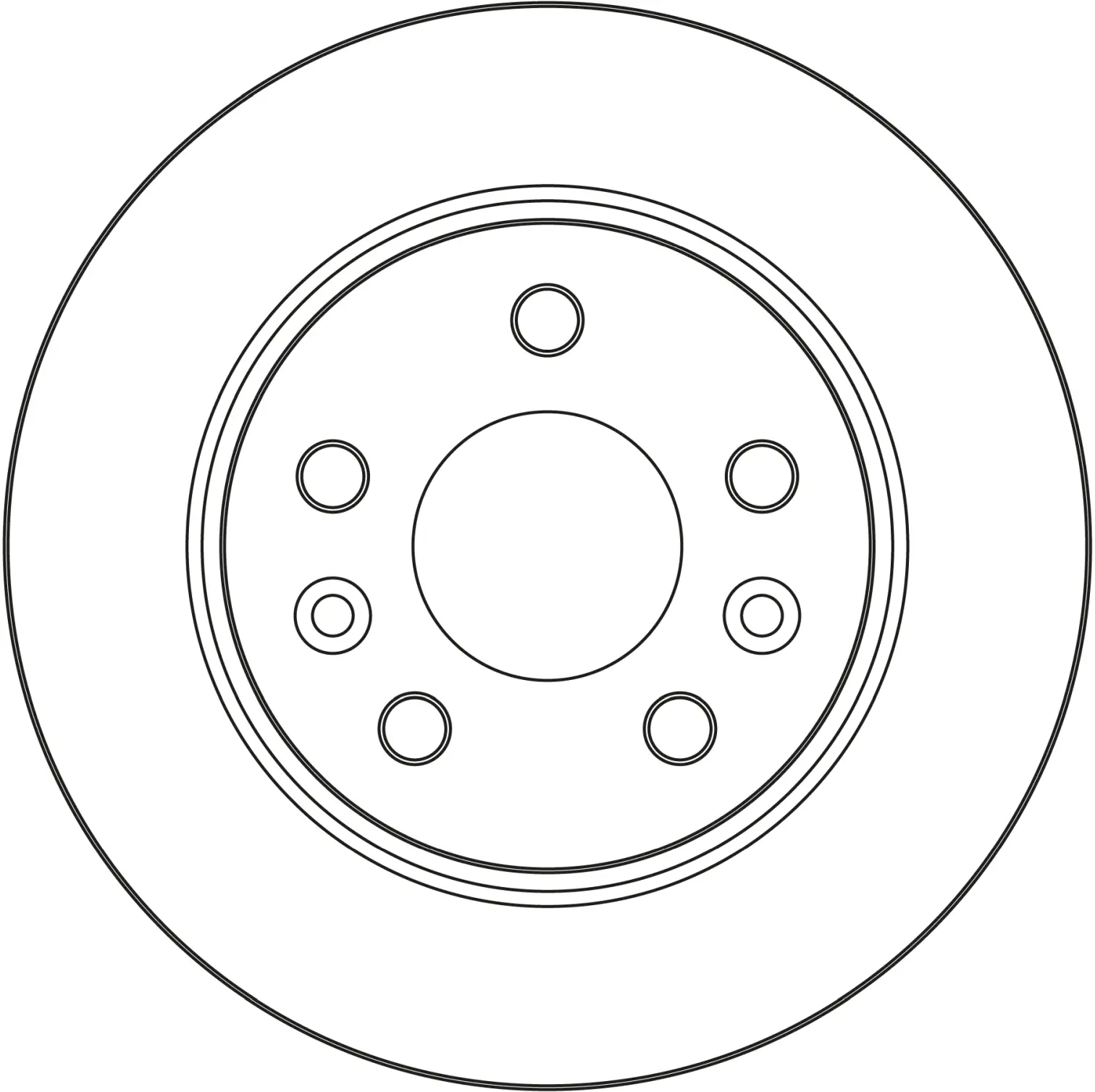 Bremsscheibe Hinterachse TRW DF4140