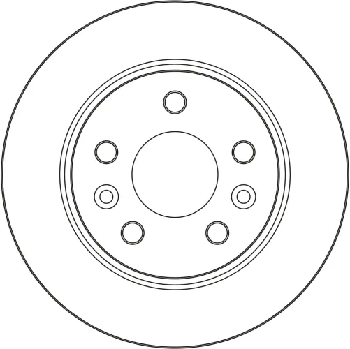 Bremsscheibe Hinterachse TRW DF4140 Bild Bremsscheibe Hinterachse TRW DF4140