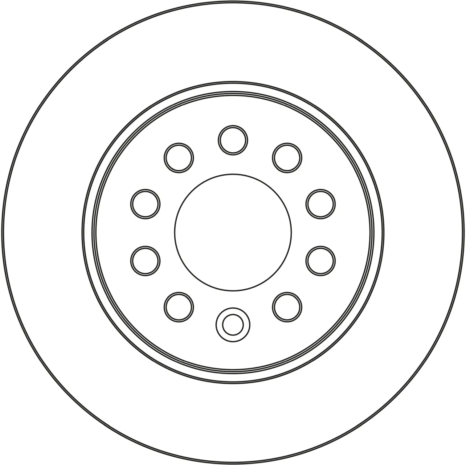 Bremsscheibe Hinterachse TRW DF4146