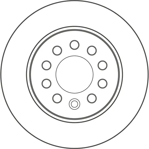Bremsscheibe Hinterachse TRW DF4146 Bild Bremsscheibe Hinterachse TRW DF4146