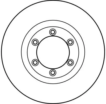 Bremsscheibe Vorderachse TRW DF4168 Bild Bremsscheibe Vorderachse TRW DF4168