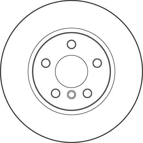 Bremsscheibe Vorderachse TRW DF4177 Bild Bremsscheibe Vorderachse TRW DF4177