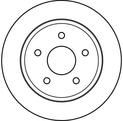 Bremsscheibe Hinterachse TRW DF4178 Bild Bremsscheibe Hinterachse TRW DF4178