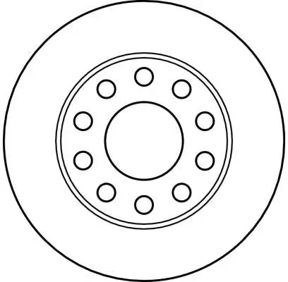 Bremsscheibe Hinterachse TRW DF4186 Bild Bremsscheibe Hinterachse TRW DF4186