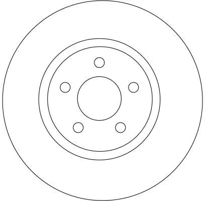 Bremsscheibe Vorderachse TRW DF4190 Bild Bremsscheibe Vorderachse TRW DF4190