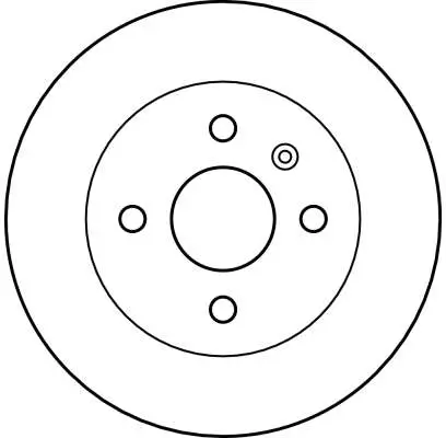 Bremsscheibe Hinterachse TRW DF4200 Bild Bremsscheibe Hinterachse TRW DF4200