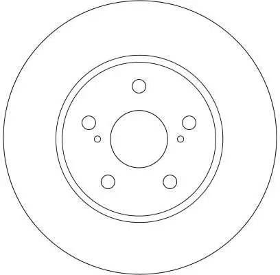 Bremsscheibe Vorderachse TRW DF4204 Bild Bremsscheibe Vorderachse TRW DF4204
