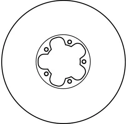 Bremsscheibe Vorderachse TRW DF4217 Bild Bremsscheibe Vorderachse TRW DF4217