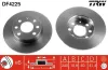 Bremsscheibe Vorderachse TRW DF4225 Bild Bremsscheibe Vorderachse TRW DF4225