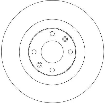 Bremsscheibe Vorderachse TRW DF4226 Bild Bremsscheibe Vorderachse TRW DF4226