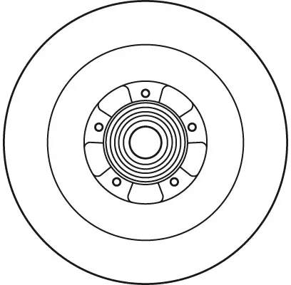 Bremsscheibe Hinterachse TRW DF4228BS Bild Bremsscheibe Hinterachse TRW DF4228BS