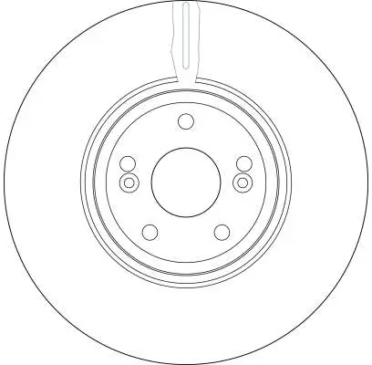 Bremsscheibe Vorderachse TRW DF4231S Bild Bremsscheibe Vorderachse TRW DF4231S
