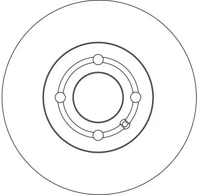 Bremsscheibe Vorderachse TRW DF4232 Bild Bremsscheibe Vorderachse TRW DF4232
