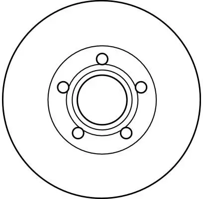 Bremsscheibe Vorderachse TRW DF4238 Bild Bremsscheibe Vorderachse TRW DF4238