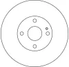 Bremsscheibe Hinterachse TRW DF4247 Bild Bremsscheibe Hinterachse TRW DF4247