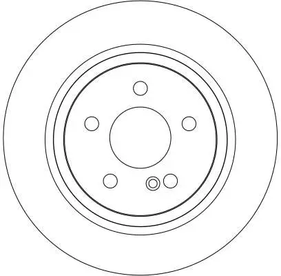 Bremsscheibe Hinterachse TRW DF4263 Bild Bremsscheibe Hinterachse TRW DF4263