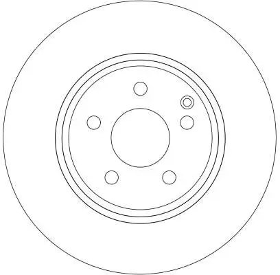 Bremsscheibe Vorderachse TRW DF4264 Bild Bremsscheibe Vorderachse TRW DF4264