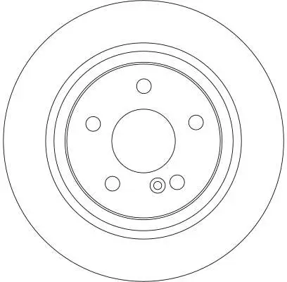 Bremsscheibe Hinterachse TRW DF4271 Bild Bremsscheibe Hinterachse TRW DF4271