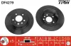 Bremsscheibe Hinterachse TRW DF4279
