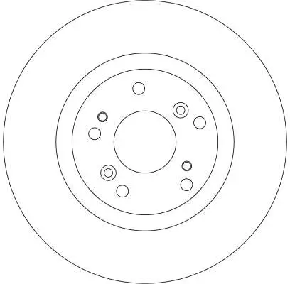 Bremsscheibe Vorderachse TRW DF4288 Bild Bremsscheibe Vorderachse TRW DF4288