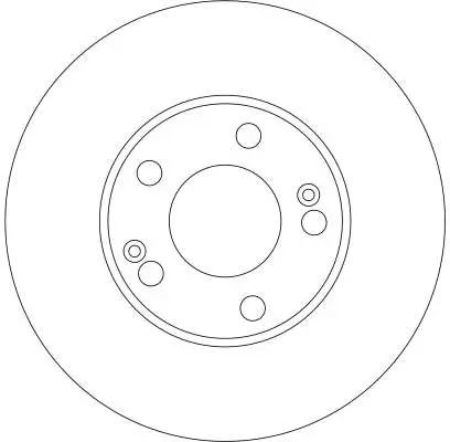 Bremsscheibe Vorderachse TRW DF4291 Bild Bremsscheibe Vorderachse TRW DF4291