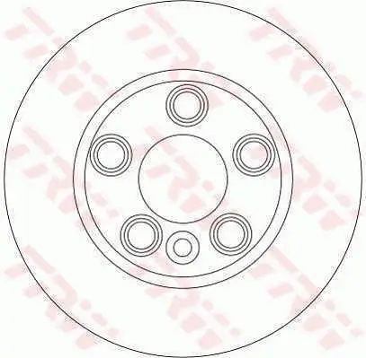 Bremsscheibe TRW DF4306S Bild Bremsscheibe TRW DF4306S