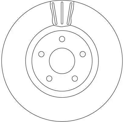 Bremsscheibe TRW DF4313 Bild Bremsscheibe TRW DF4313