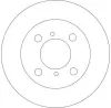 Bremsscheibe Vorderachse TRW DF4315 Bild Bremsscheibe Vorderachse TRW DF4315