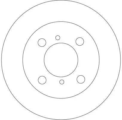 Bremsscheibe Vorderachse TRW DF4315 Bild Bremsscheibe Vorderachse TRW DF4315