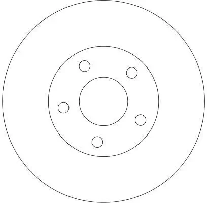 Bremsscheibe Vorderachse TRW DF4316 Bild Bremsscheibe Vorderachse TRW DF4316