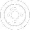 Bremsscheibe Hinterachse TRW DF4334 Bild Bremsscheibe Hinterachse TRW DF4334