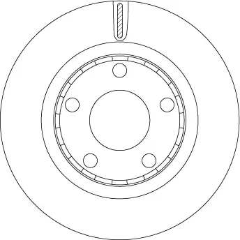 Bremsscheibe Hinterachse TRW DF4352 Bild Bremsscheibe Hinterachse TRW DF4352